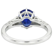 Natural Earth Mined Diamond Three Stones Ring Antique Style Pear Cut 3.25 Carats