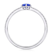 Natural Earth Mined Diamond Trillion Blue Sapphire Ring Accented Jewellery 1.50 Carats