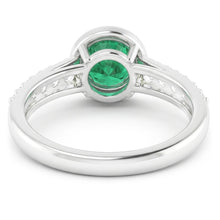Natural Emerald Ring 2.25ct - White Gold 14K