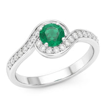 Natural Emerald Ring 2.26ct - White Gold 14K