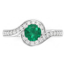 Natural Emerald Ring 2.26ct - White Gold 14K