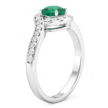 Natural Emerald Ring 2.26ct - White Gold 14K