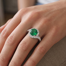 Natural Emerald Ring 2.26ct - White Gold 14K