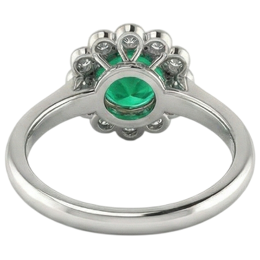 Luxury Gemstone Ring 2.50 ct – back view