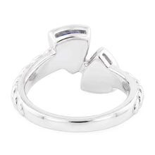 Natural Gemstone Ring Trillion Bezel Set Blue Sapphire 1 Carat Rope Style