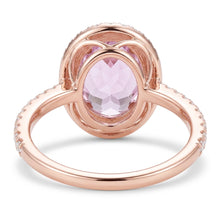 Natural Kunzite Ring 12ct - Rose Gold 14K