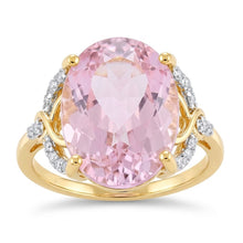 Natural Kunzite Ring 15.50ct - Yellow Gold 14K