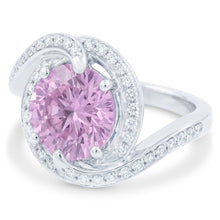 Natural Kunzite Ring 16.00ct - White Gold 14K