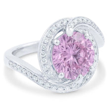 Natural Kunzite Ring 16.00ct - White Gold 14K
