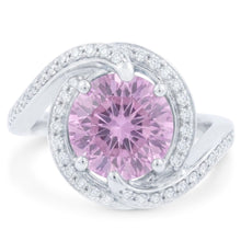 Natural Kunzite Ring 16.00ct - White Gold 14K