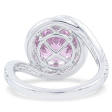 Natural Kunzite Ring 16.00ct - White Gold 14K