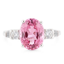 Natural Kunzite Ring 16.25ct - White Gold 14K