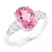 Natural Kunzite Ring 16.25ct - White Gold 14K
