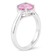 Natural Kunzite Ring 16.50ct - White Gold 14K