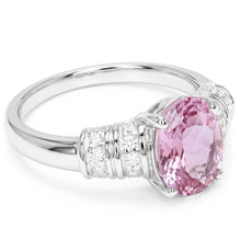 Natural Kunzite Ring 16.75ct - White Gold 14K
