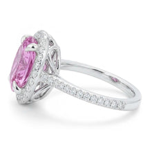 Natural Kunzite Ring 16.95ct - White Gold 14K