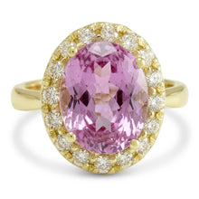 Natural Kunzite Ring 16ct - Yellow Gold 14K