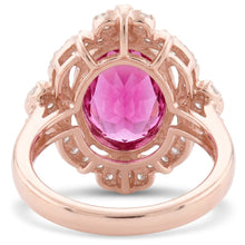 Natural Kunzite Ring 17.00ct - Rose Gold 14K