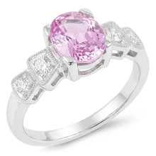 Natural Kunzite Ring 18.50ct - White Gold 14K