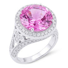 Natural Kunzite Ring 18.50ct - White Gold 14K