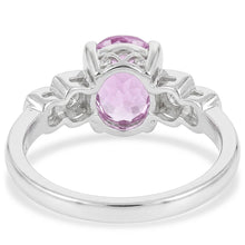 Natural Kunzite Ring 18.50ct - White Gold 14K