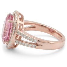 Natural Kunzite Ring 25ct - Rose Gold 14K