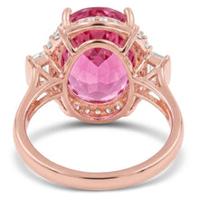 Natural Kunzite Ring 26ct - Rose Gold 14K