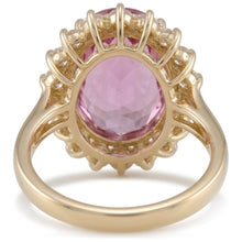 Natural Kunzite Ring 31.40ct - Yellow Gold 14K