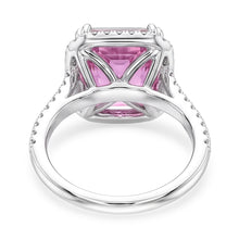 Natural Kunzite Ring 34.50ct - White Gold 14K