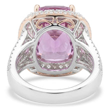Natural Kunzite Ring 8.00ct - Rose Gold 14K