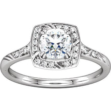 Natural Round Diamond Engagement Halo Ring 1.67 Carats White Gold 14K