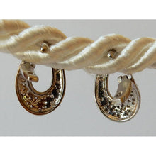 Natural Round Diamond Hoop Earrings 1 Carats G/H White Gold Finish