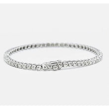 Natural Round Diamond Tennis Bracelet 6 Carats Shared Prong Set New