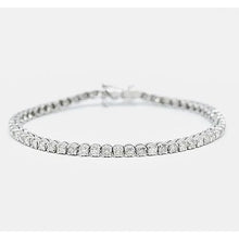 Natural Round Diamond Tennis Bracelet 6 Carats Shared Prong Set New