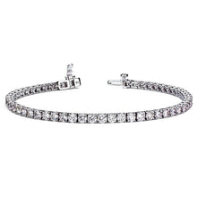 Natural Round Diamond Tennis Bracelet Gold White Gorgeous 5.05 Carats