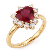 Natural Ruby Ring 2.25ct - Yellow Gold 14K