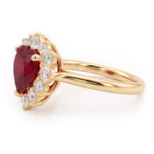 Natural Ruby Ring 2.25ct - Yellow Gold 14K
