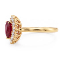 Natural Ruby Ring 2.25ct - Yellow Gold 14K