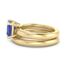 Natural Sapphire Eternity Band 1.50ct - Yellow Gold 14K