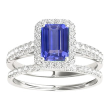 Natural Sapphire Eternity Band 4ct - White Gold 14K
