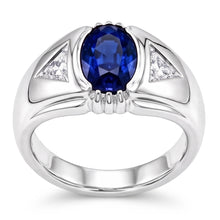 Natural Sapphire Ring 1.25ct - White Gold 14K