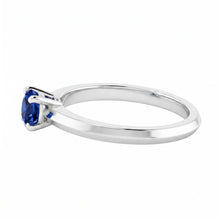 Natural Sapphire Ring 1.25ct - White Gold 14K
