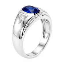 Natural Sapphire Ring 1.25ct - White Gold 14K