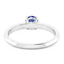Natural Sapphire Ring 1.25ct - White Gold 14K