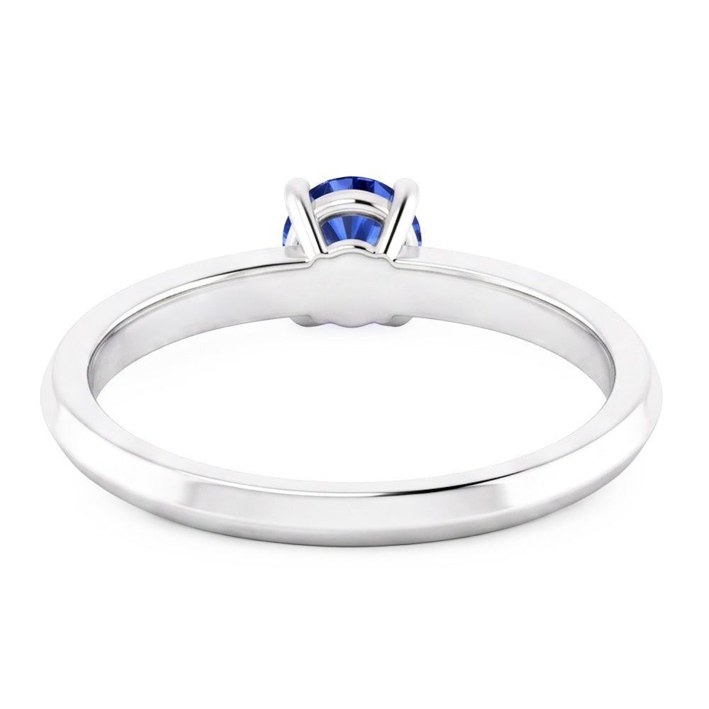 Natural Sapphire Ring 1.25ct - White Gold 14K