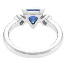 Natural Sapphire Ring 1.25ct - White Gold 14K