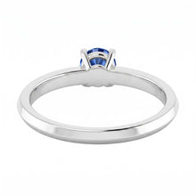 Natural Sapphire Ring 1.25ct - White Gold 14K