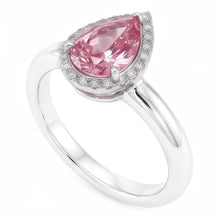 Natural Sapphire Ring 1.26ct - White Gold 14K