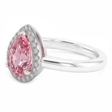 Natural Sapphire Ring 1.26ct - White Gold 14K