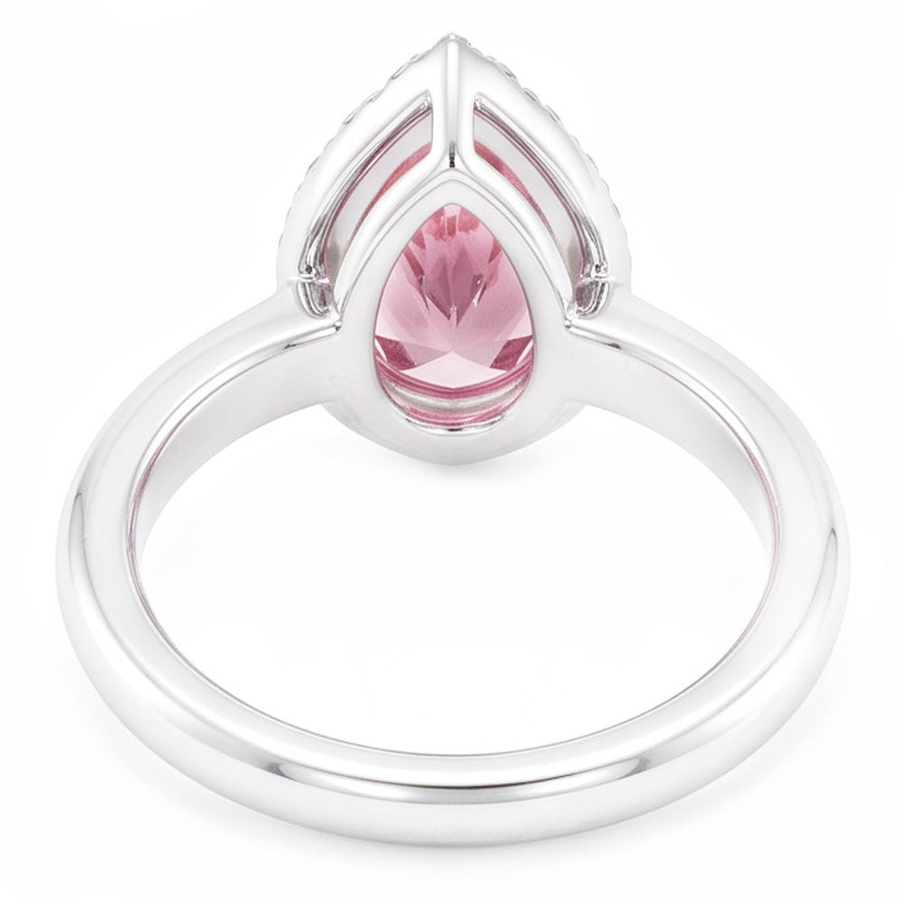 Natural Sapphire Ring 1.26ct - White Gold 14K